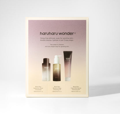 Haruharu Wonder Cleanse and Glow Set